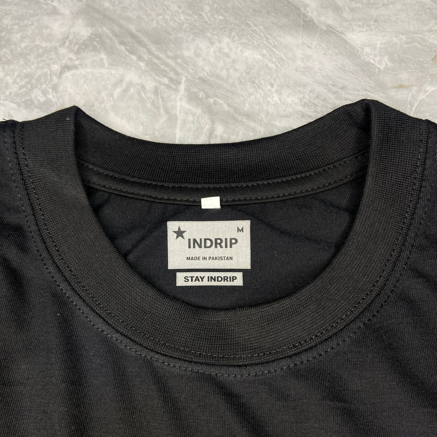 NOIR VOID (BLACK DROP-SHOULDER)