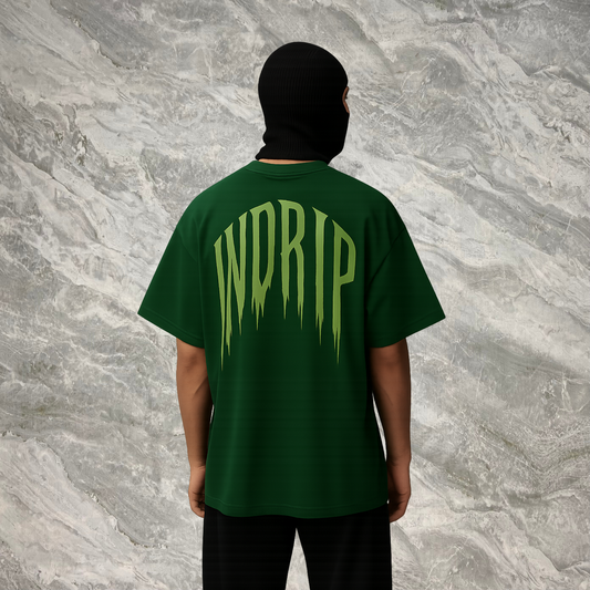 BOTTLE ROOTS (Bottle Green DROP-SHOULDER)