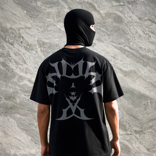 NOIR VOID (BLACK DROP-SHOULDER)